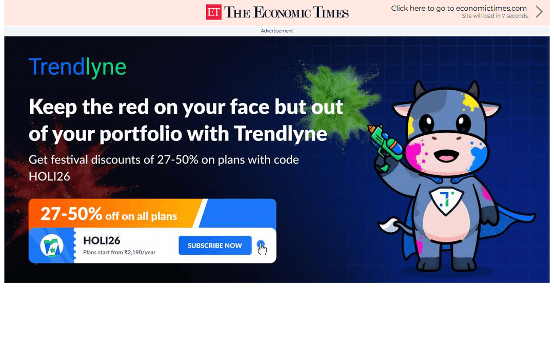 economictimes.indiatimes.com publisher screenshot