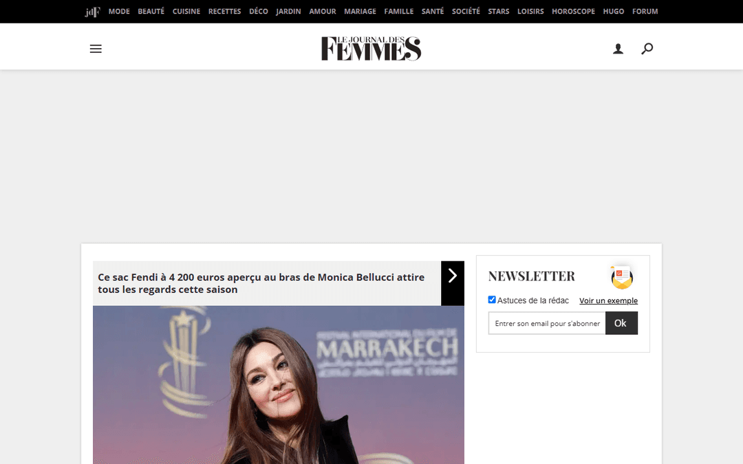 journaldesfemmes.fr publisher screenshot
