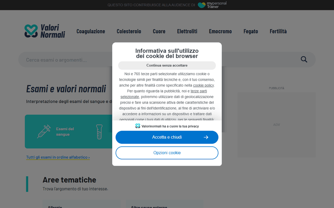 valorinormali.com publisher screenshot