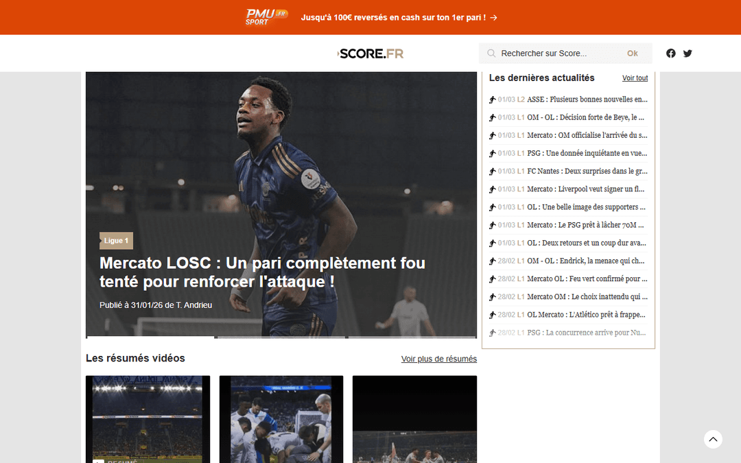 score.fr publisher screenshot