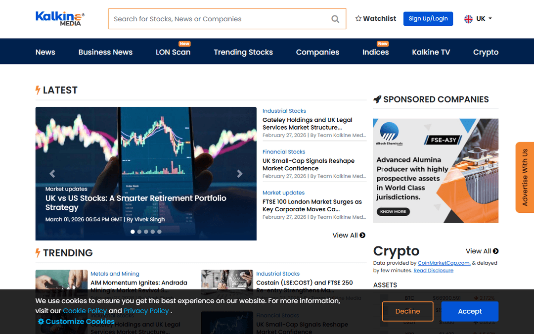 kalkinemedia.com/uk publisher screenshot