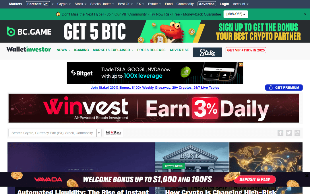 walletinvestor.com publisher screenshot