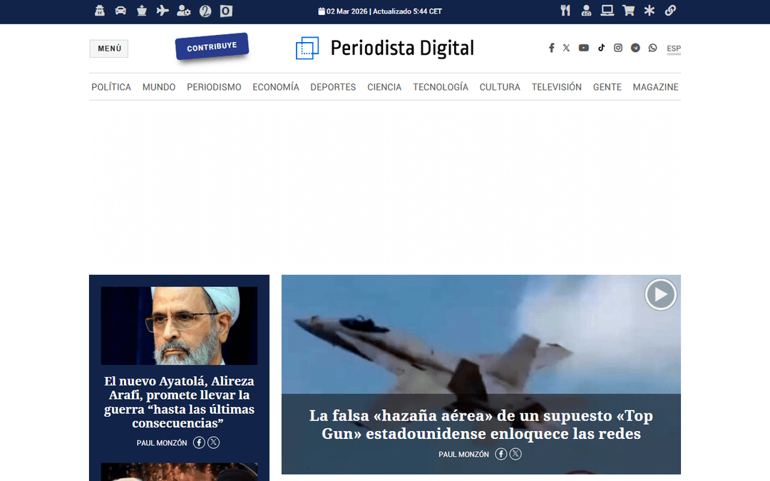 periodistadigital.com publisher screenshot