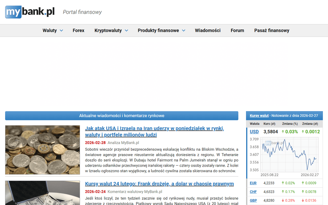 mybank.pl publisher screenshot