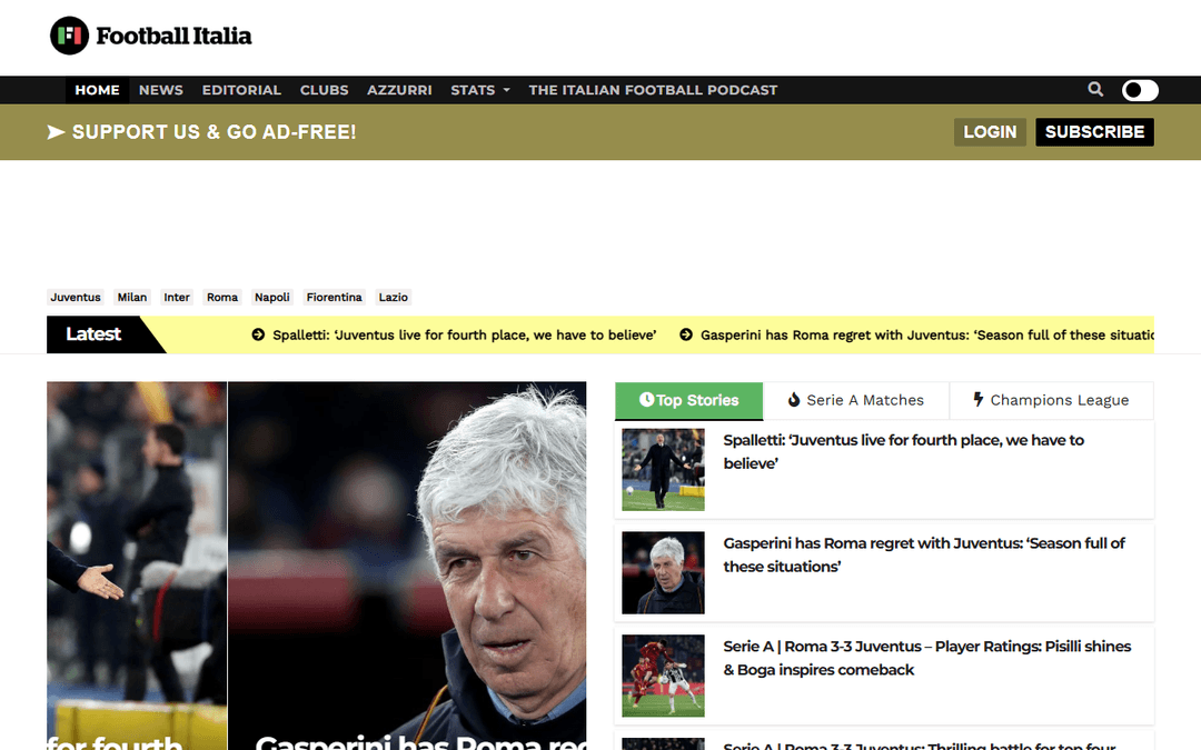 football-italia.net publisher screenshot