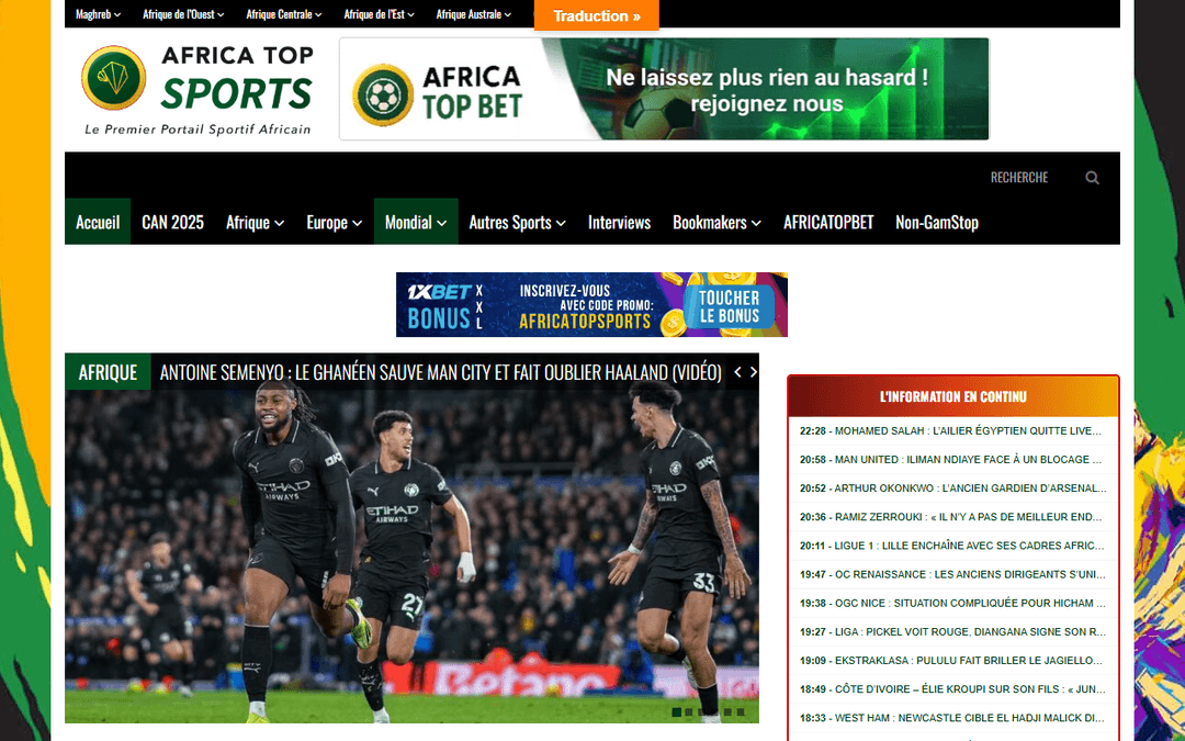 africatopsports.com publisher screenshot