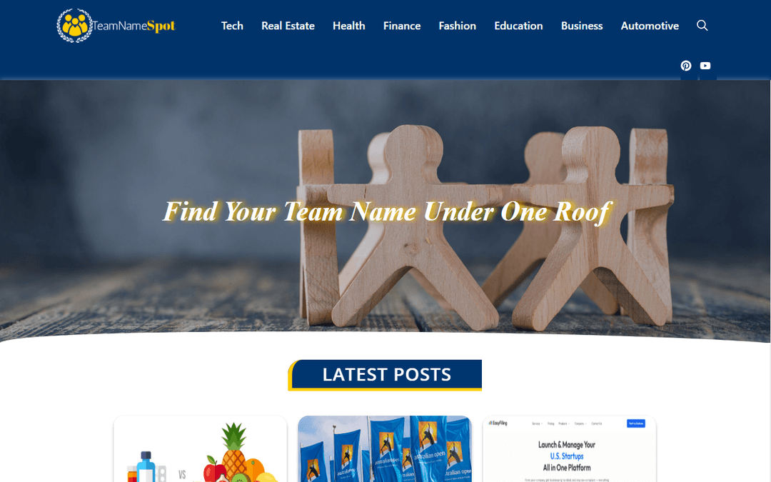 team-namespot.com publisher screenshot