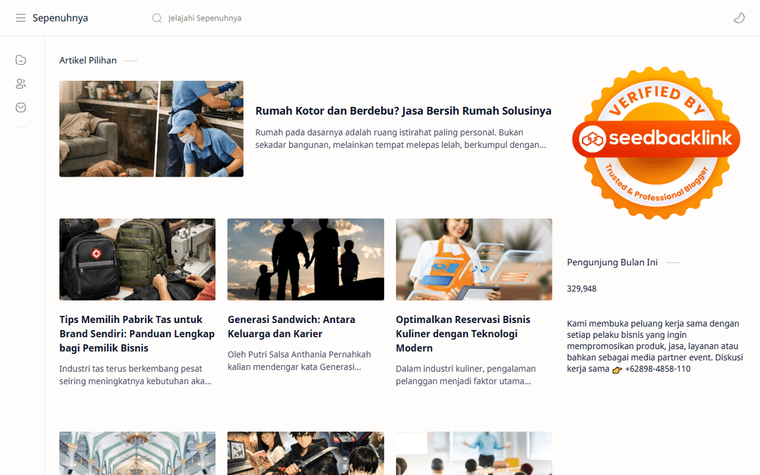 sepenuhnya.com publisher screenshot