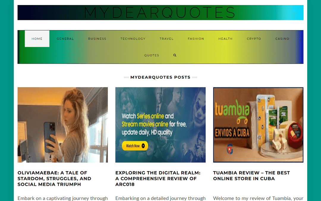 mydearquotes.com publisher screenshot