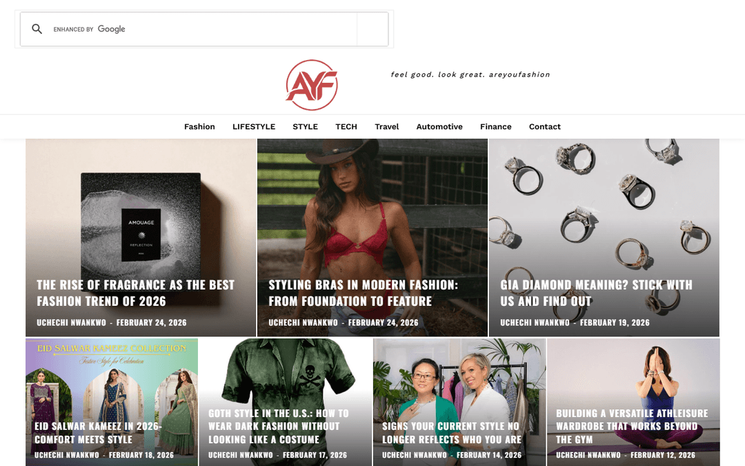 areyoufashion.com publisher screenshot