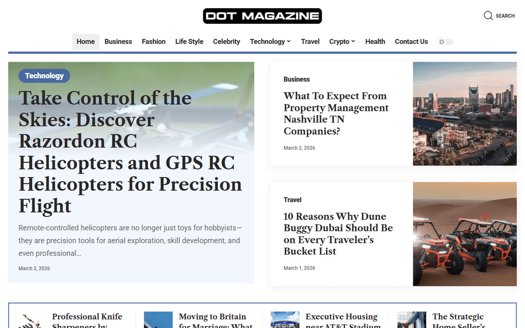 dotmagazine.co.uk publisher screenshot