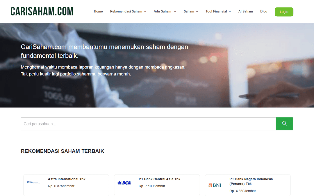 carisaham.com publisher screenshot