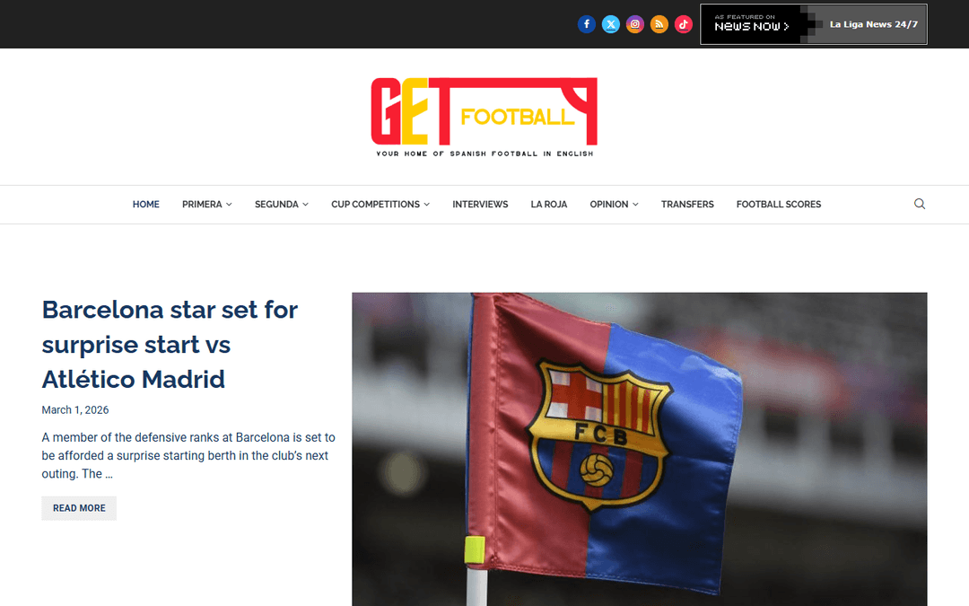 getfootballnewsspain.com publisher screenshot