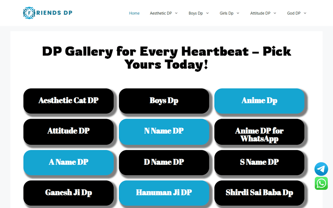 friendsdp.com publisher screenshot