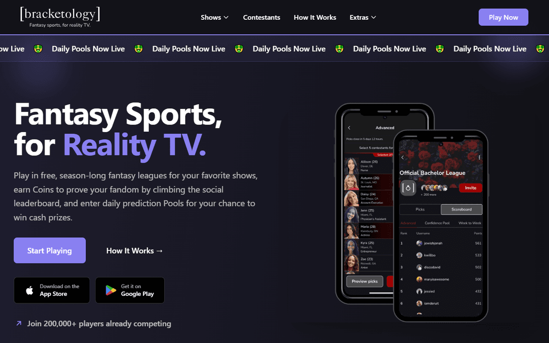 bracketology.tv publisher screenshot