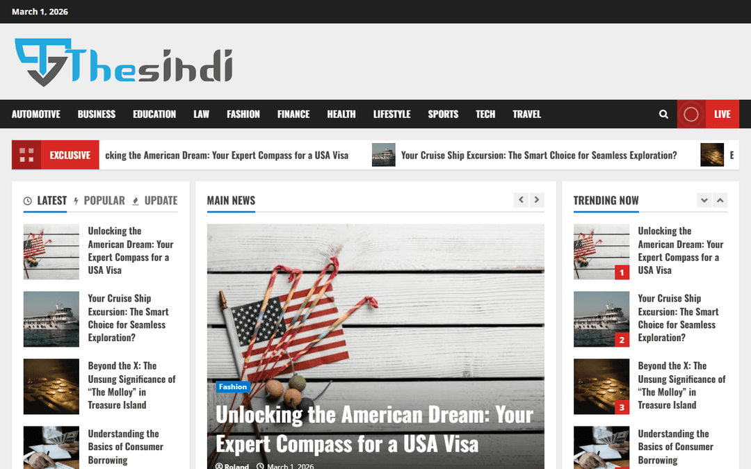thesindi.com publisher screenshot