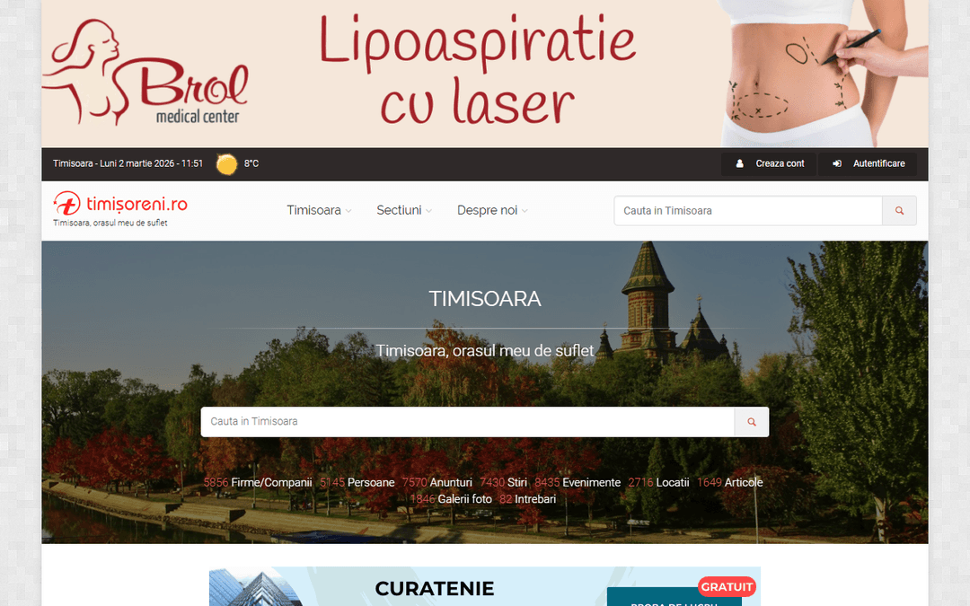 timisoreni.ro publisher screenshot
