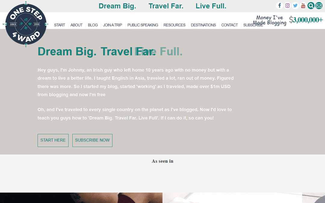 onestep4ward.com publisher screenshot