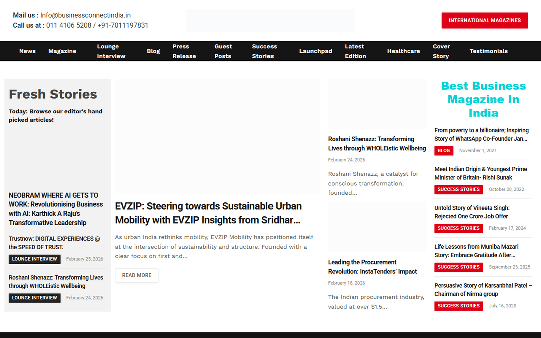 businessconnectindia.in publisher screenshot