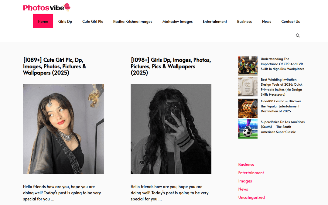 photosvibe.in publisher screenshot
