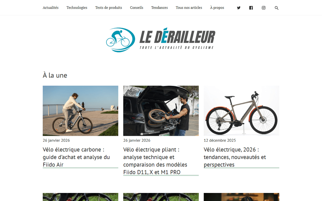 lederailleur.fr publisher screenshot