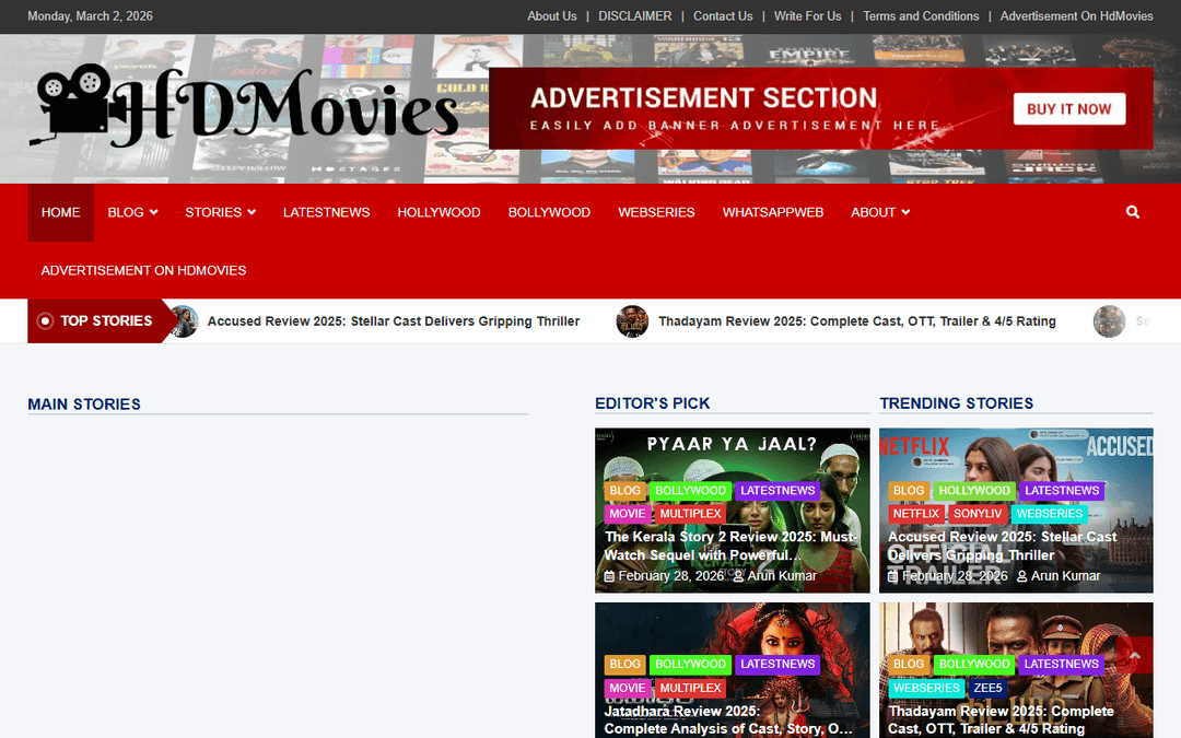 hdmovies.net.in publisher screenshot
