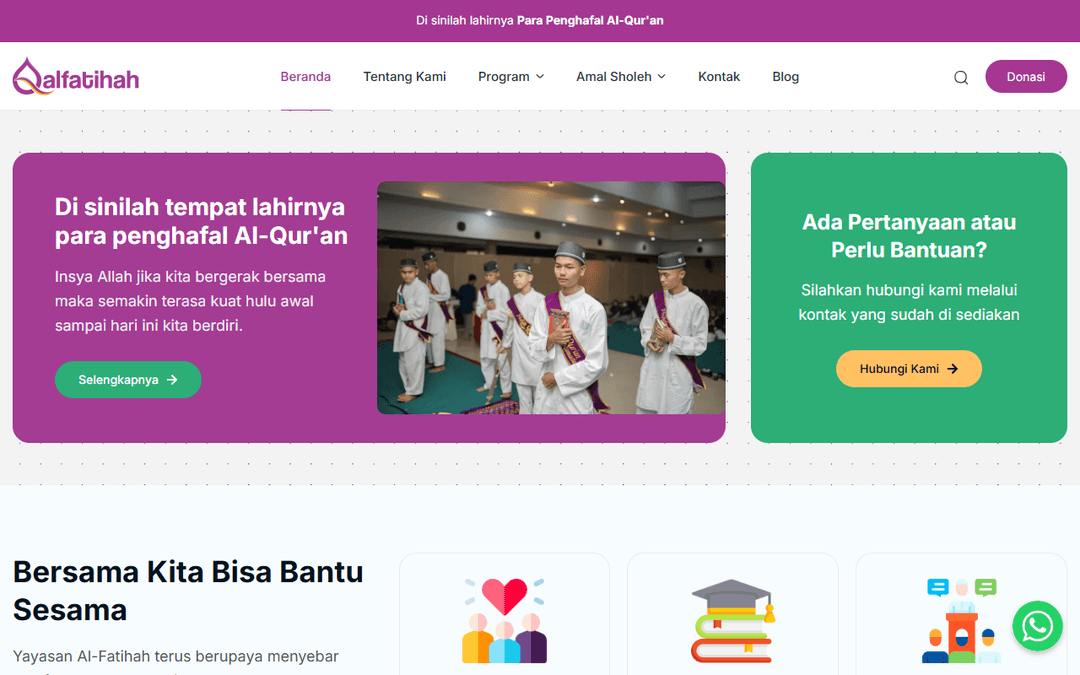 alfatihah.com publisher screenshot