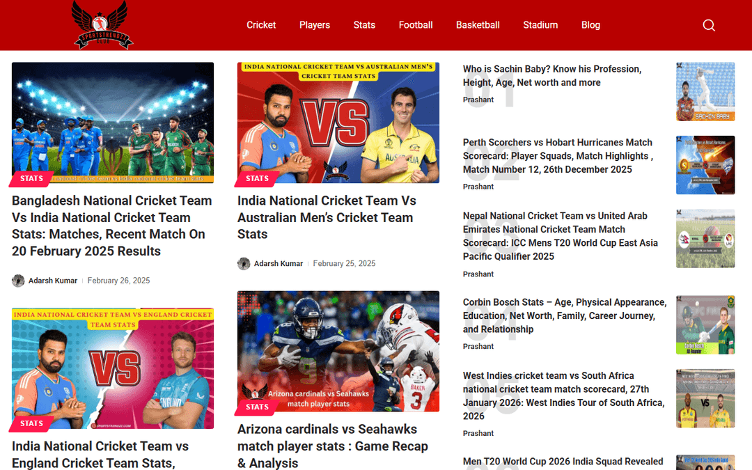 sportstrendzz.com publisher screenshot