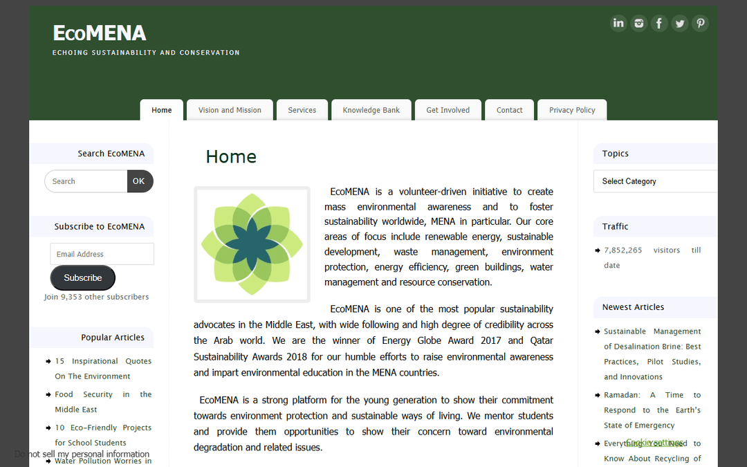 ecomena.org publisher screenshot