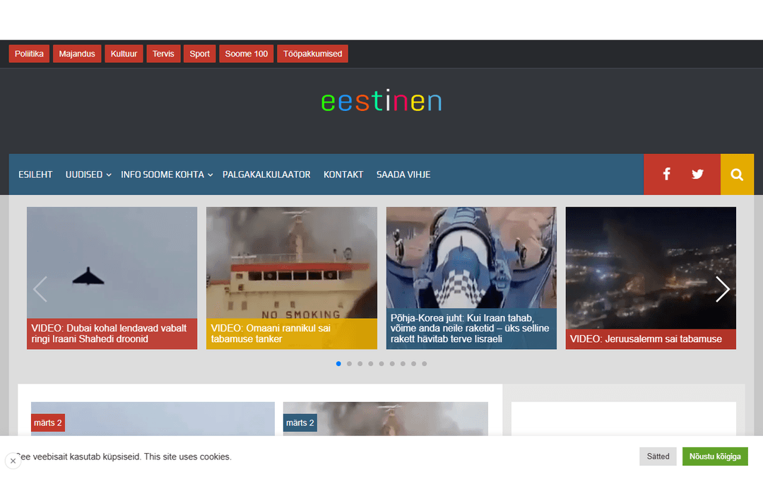 eestinen.fi publisher screenshot