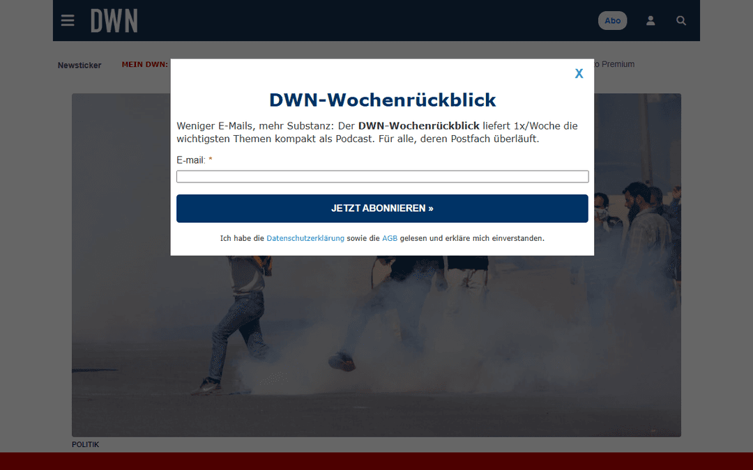 deutsche-wirtschafts-nachrichten.de publisher screenshot