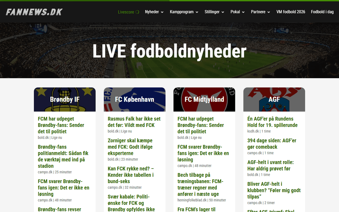 fannews.dk publisher screenshot
