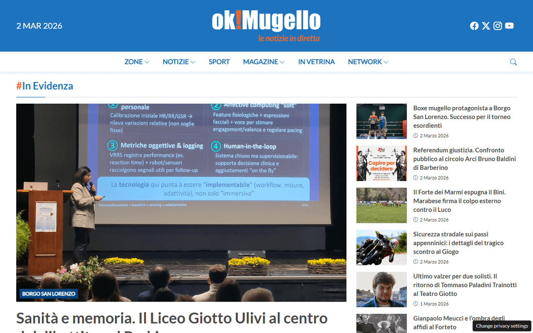 okmugello.it publisher screenshot