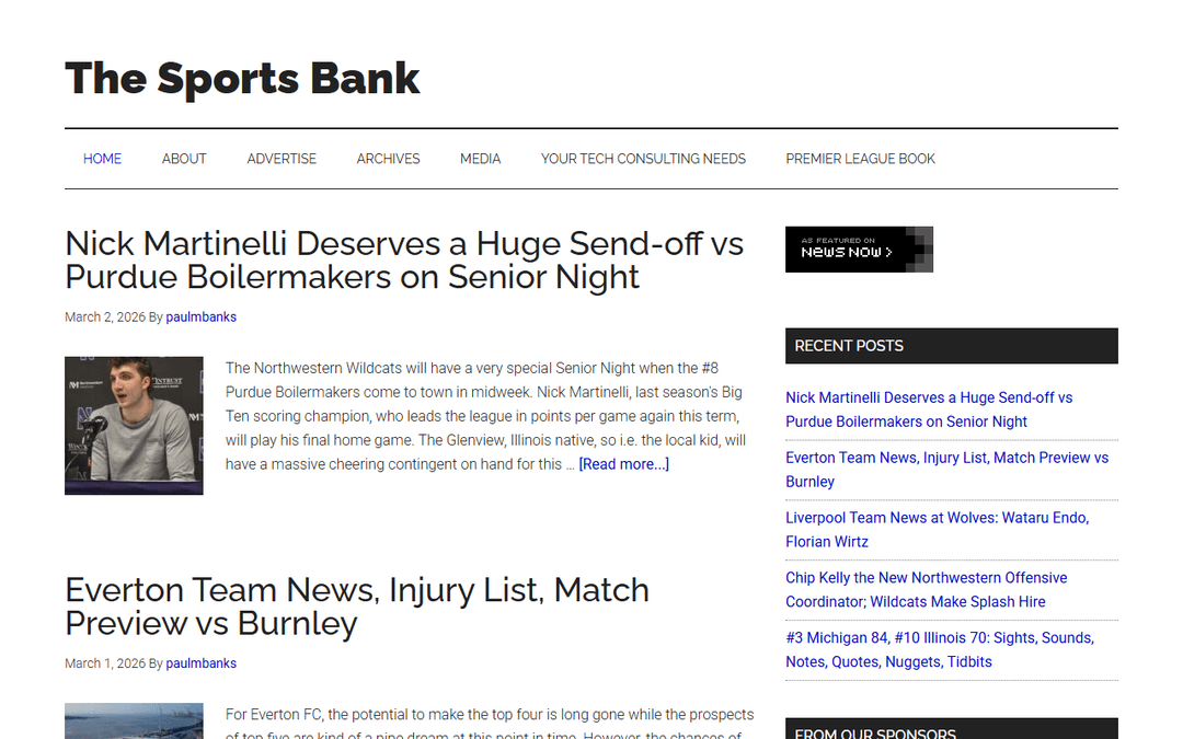 thesportsbank.net publisher screenshot