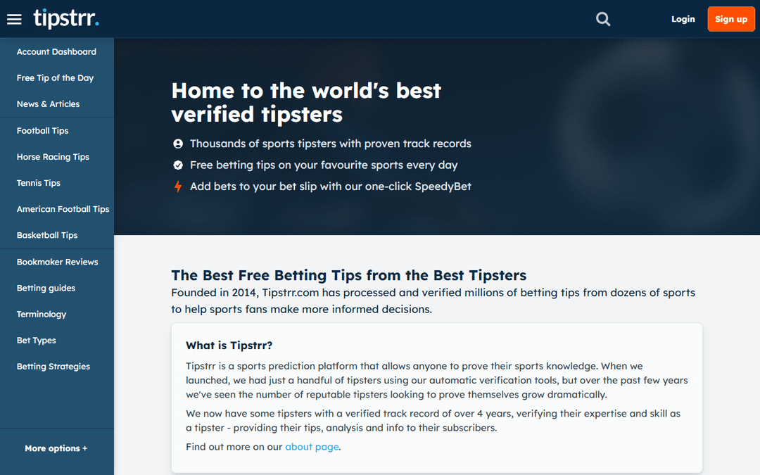 tipstrr.com publisher screenshot