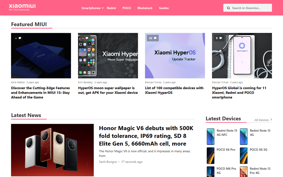 xiaomiui.net publisher screenshot