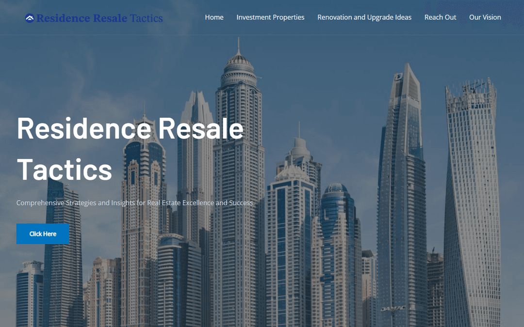 residenceresaletactics.com publisher screenshot