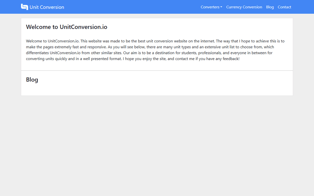 unitconversion.io publisher screenshot