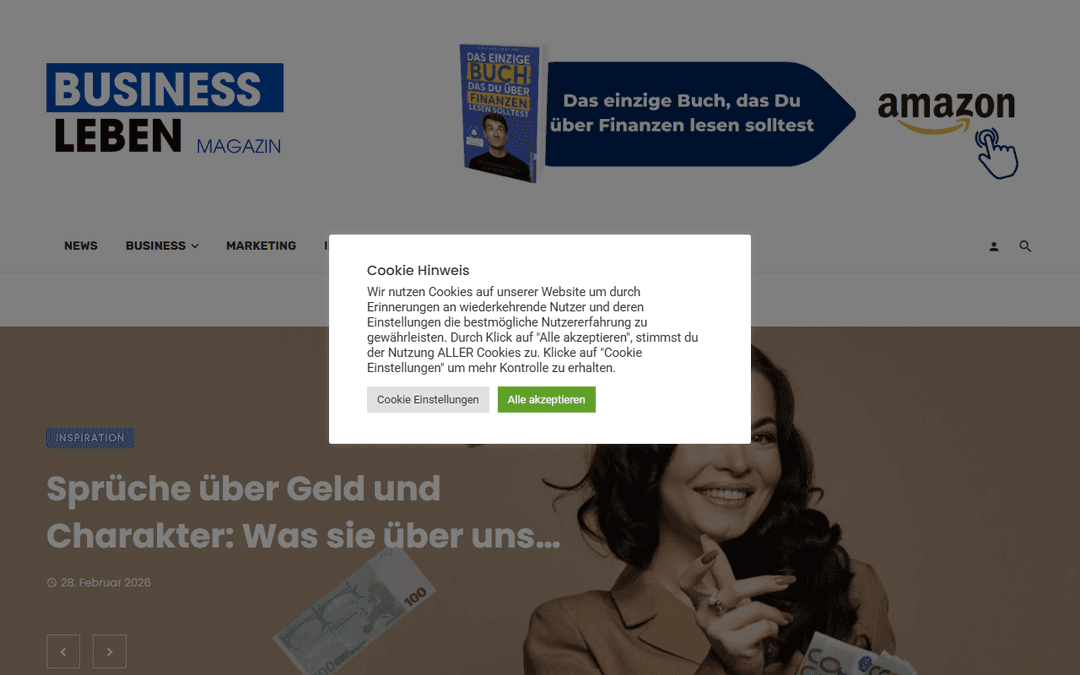 businessleben.de publisher screenshot