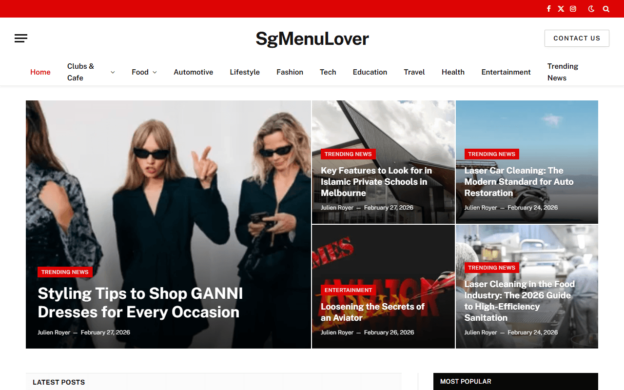 sgmenulover.org publisher screenshot