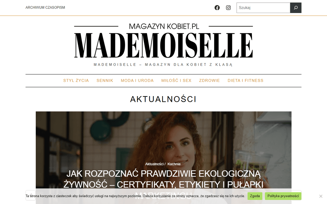 magazynkobiet.pl publisher screenshot