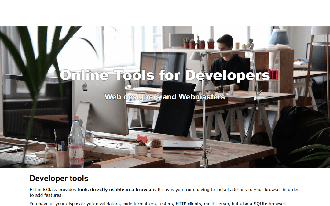 extendsclass.com publisher screenshot
