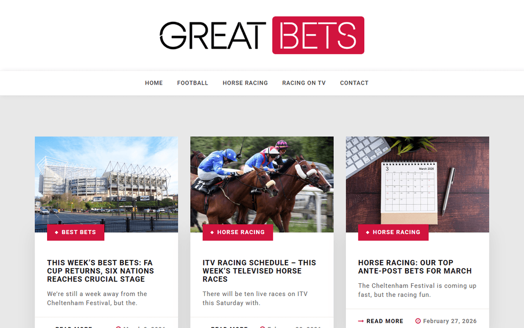 greatbets.co.uk publisher screenshot