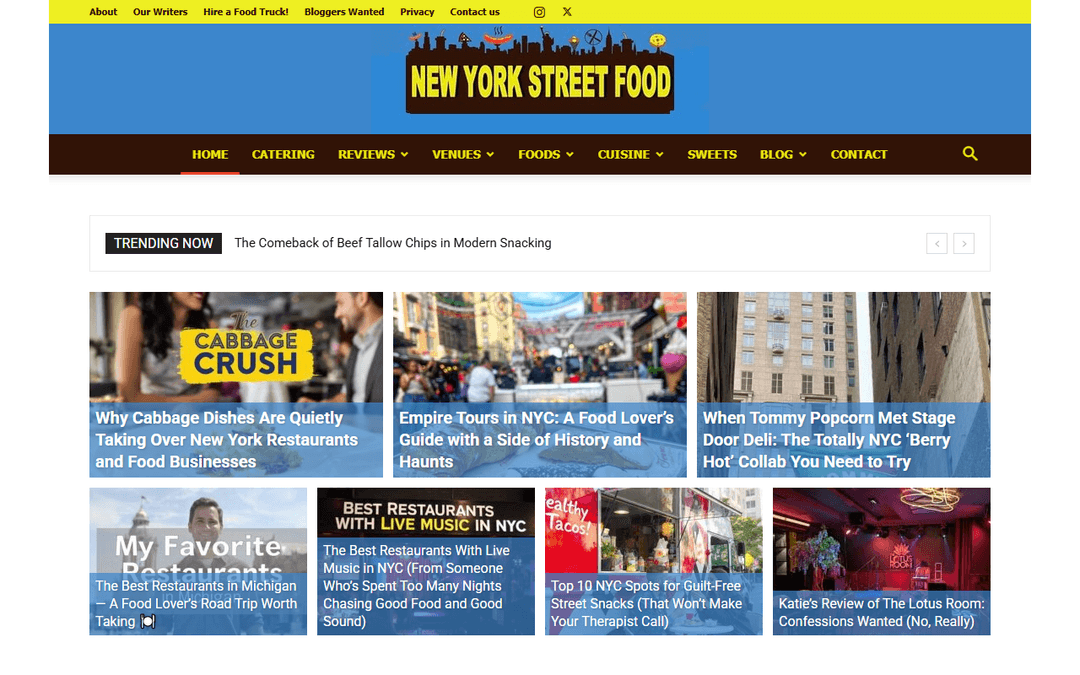 newyorkstreetfood.com publisher screenshot