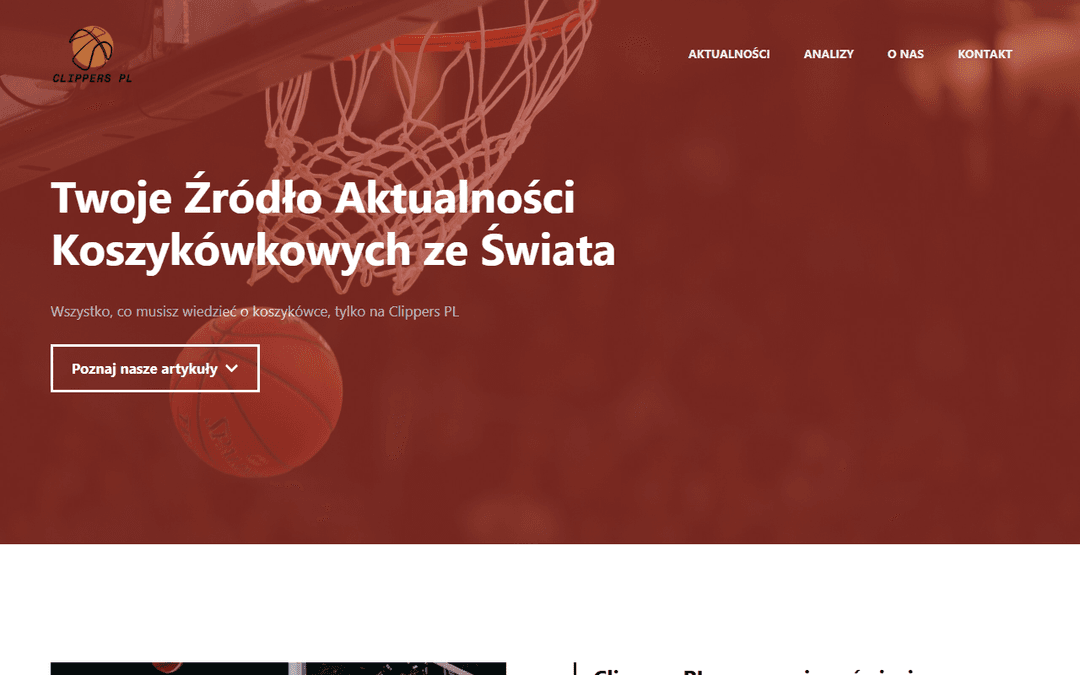clippers.com.pl publisher screenshot