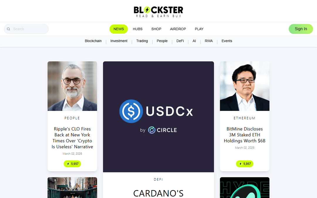 blockster.com publisher screenshot