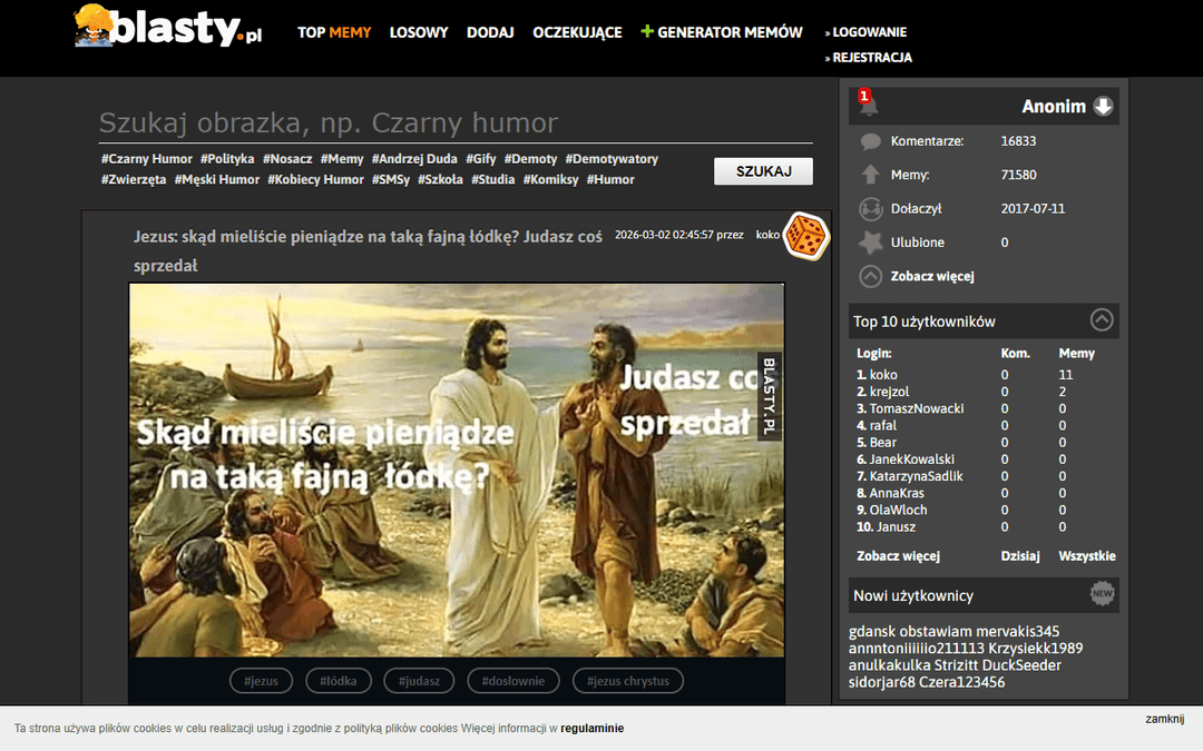 blasty.pl publisher screenshot