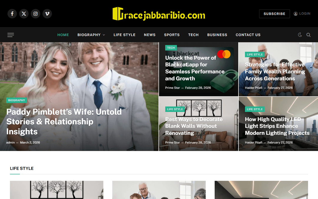 gracejabbaribio.com publisher screenshot