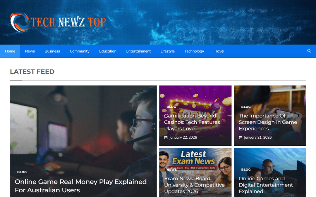 technewztop.io publisher screenshot