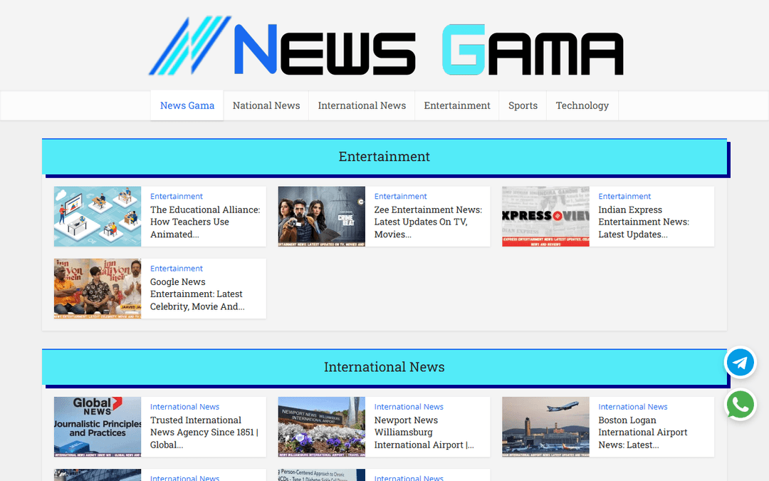 newsgama.com publisher screenshot